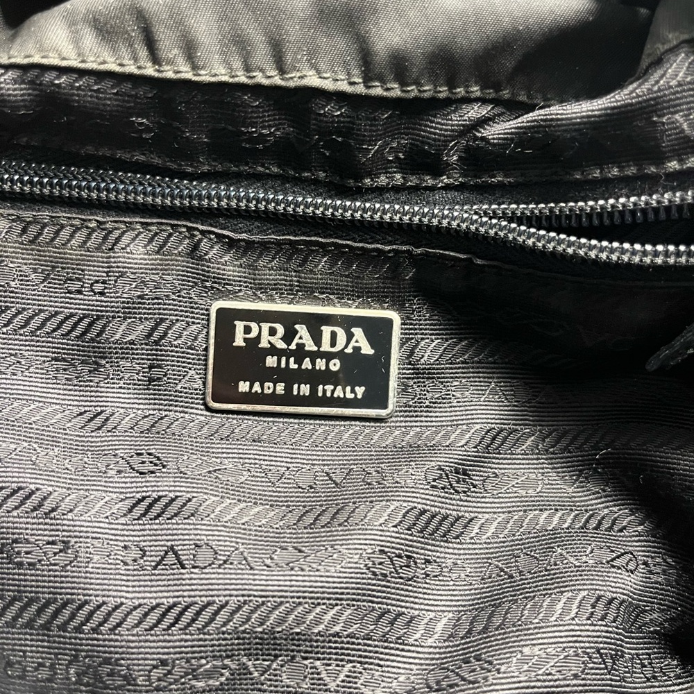 Prada Black Backpack Water-Resistant Nylon - Picture 9 of 13